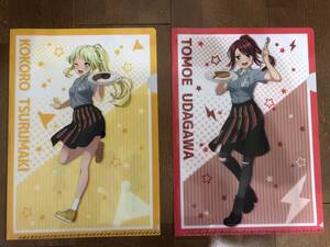 【未使用・3種】「バンドリ！ガールズバンドパーティ！（ガルパ）」×ココイチ（カレーハウスCoCo壱番屋） 描き下ろしクリアファイル