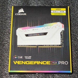 CORSAIR VENGEANCE RGB PRO DDR4-3200MHz 16GB (8GB×2枚キット) CMW16GX4M2C3200C16W 動作確認済み デスクトップ用 PCメモリ (4)