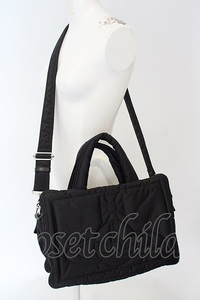 【USED】Vivienne Westwood / アイダーダウンボストンバッグ（S) 縦23横34 ブラック 【中古】 O-24-04-21-067-ba-YM-OS