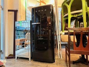 希少高年式 SMEG/スメッグ 中古美品 イタリア FAB28U 268L 1ドア冷凍冷蔵庫 2018年製 定価55万