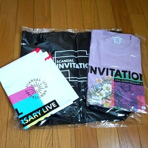 SCANDAL INVITATION グッズ Tシャツ トートバッグ ショッパー 3点セット