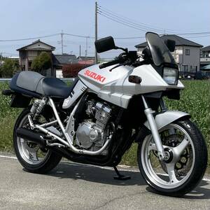 GSX250S カタナ 実動 書類付き GJ76A 極低走行 7,494km 絶版 旧車 スズキ 検）GSX FZ FZR VTZ VT CBR CB XS FTR CBX ZXR FW FX バリオス 刀