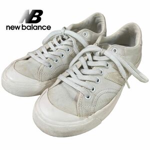 b429 New Balance ニューバランス ホワイト レディース メジャー採寸23.5㎝ ローカット シューズ 靴 くつ ファッション 服飾
