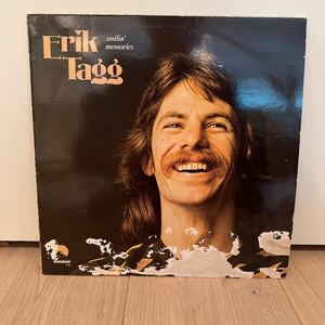 オリジナル　稀少ジャケ違い　Erik tagg smilin memories LP レコード　エリックタッグ　蘭盤　オランダ盤