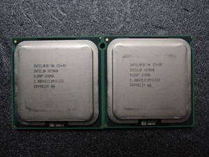 Intel Quad Core Xeon E5405 2.00GHz/12M/1333 2個動作品定形外