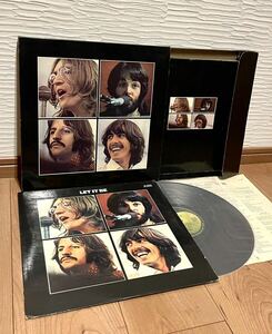 希少★BOX SET[ブックレット/トレー/ライナー付き]★LET IT BE / THE BEATLES[レット・イット・ビー / ザ・ビートルズ] AP-9009 LPレコード