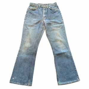 1970s ラングラー ブーツカット フレア デニムパンツ ヒゲ ハチノス 棒タロン 1970年代 70s vintage ビンテージ ヴィンテージ 11MW 11MWZ