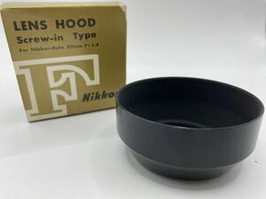 ニコン　F1.4 50mm レンズフード　Nikkor-Auto 用 #28