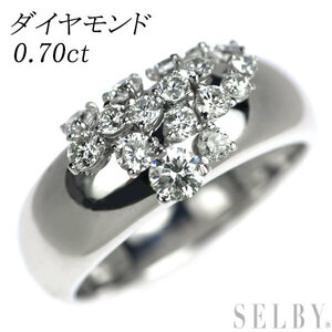 K18WG ダイヤモンド リング 0.70ct 出品5週目 SELBY