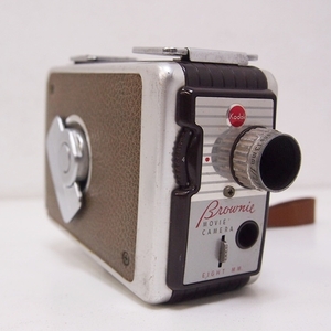 アンティーク Kodak Brownie Movie Camera EIGHT M.M 8mmムービーカメラ 動作未確認 ジャンク品 (GA03)