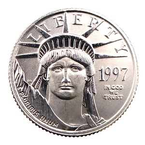 リバティ プラチナ貨 アメリカ イーグル 1997年 3.1g プラチナ PT999 コレクション