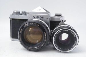 Nikon F 640 ロクヨンマルエフ Nikkor-S Auto 5cm f2 PAT.PEND. 9枚絞り + 55mm f1.2