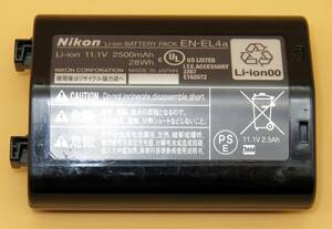 ニコン　EN-EL4a　②　Li-ionリチャージャブルバッテリー