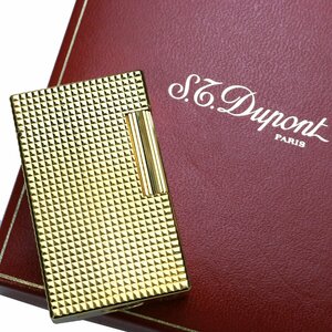 S.T Dupont デュポン ガスライター 喫煙具 箱有り※着火未確認 ◆おたからや【◎x-A53043-1】同梱-2
