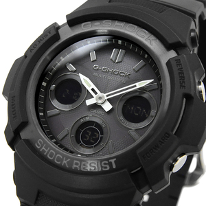 CASIO カシオ 腕時計 メンズ G-SHOCK Gショック 海外モデル 電波ソーラー マルチバンド6 AWG-M100B-1A
