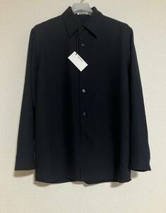 AURALEE オーラリー 24SS HARD TWIST WOOL DOBBY SHIRT DARK NAVY サイズ3 新品