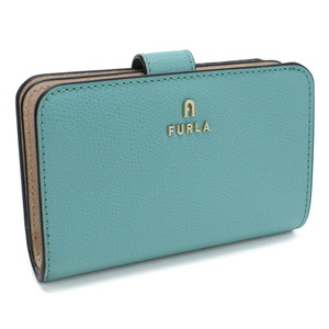 【新品 未使用】フルラ FURLA CAMELIA ２つ折り財布 小銭入付き カメリア WP00314 ARE000 2718S ブルー系 レディース