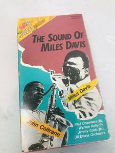 【VHS ビデオ】THE SOUND OF MILES DAVIS :サウンド・オブ・マイルス・デイヴィス /1959年制作/John Coltrane,Gil Evans参加 紙パッケージ 