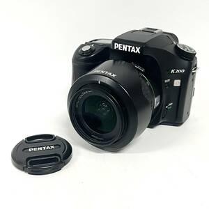 1円~【動作未確認】ペンタックス PENTAX K200D SMC PENTAX-DA 1:3.5-5.6 18-55mm ALⅡ デジタル一眼レフカメラ レンズ 付属品あり G180569