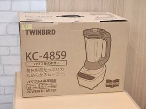 0327 ①★☆美品 TWINBIRD ツインバード パワフルミキサー　スムージー KC-4859　☆★