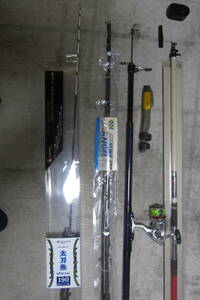 スポーツ　趣味　釣り道具　リール用釣り竿　５本　　ジャンク商品　
