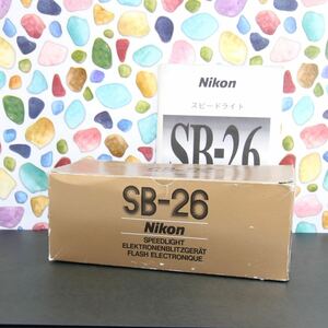 ◇元箱付き Nikon ニコン SPEEDLIGHT SB-26 ◇綺麗なボディ