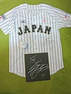 WBC 侍ジャパン 大谷翔平 直筆サインユニフォーム 直筆サインボール 直筆サイン色紙セット　ロサンゼルスドジャース JAPAN