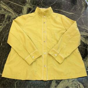 KORET★コレット シャツジャケット 長袖 黄緑 Mサイズ相当