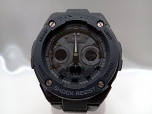【CASIO G-SHOCK】GST-W300G 電波ソーラー 腕時計 20BAR BLACK 中古