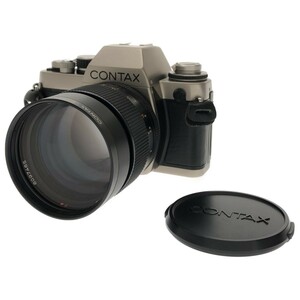 【完動美品】CONTAX S2 Carl Zeiss Planar F1.4 85mm T* AEG コンタックス MF一眼レフカメラ カールツァイス プラナー 中望遠単焦点 C3639