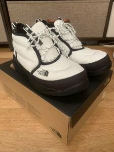 新品 ノースフェイス ブーツNFW02273 ホワイト 白レディース キッズ KIDS 子供US8 25㎝ 24 スニーカー シューズ 靴 定価17930円