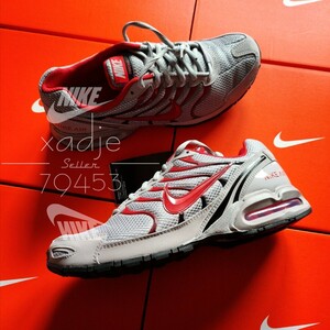 新品 正規品 NIKE ナイキ AIR MAX TORCH 4 エアマックス トーチ 灰 グレー 赤 レッド 黒 グラデーション 27cm US9 箱付き