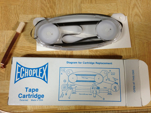2本　エコープレックス・フルトーン用エンドレステープ巻き替え・テープフェルトパット(リン青銅板上)の張替え