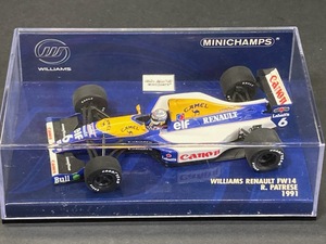 ミニチャンプス 1/43 ウィリアムズ FW14 リカルド・パトレーゼ車 キャメル仕様