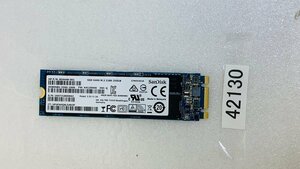 M.2 SATA SSD256GB SanDisk SSD X400 M.2 2280 256GB SSD 中古 使用時間 2460時間