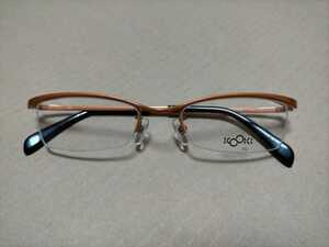 未使用 増永眼鏡㈱ masunaga KOOKI ナイロール　眼鏡 メガネフレーム サイズ:50□19-140 SN-4330　♯23　BRN