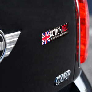 ◆イギリス国旗◆ マグネットステッカー マグネット仕様 ドライブレコーダー 自動車 アクセサリー 煽り運転防止 防犯 フラッグメッセージ