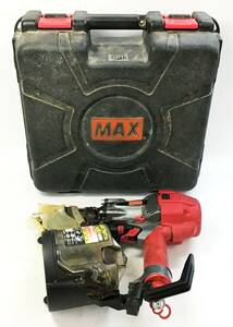 MAX HN-90N3 スーパーネイラ エアーツール 工具 DIY 大工 用品 高圧釘打機 日本製 ケース付き マックス