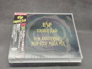 Eurobeat Flash 10th Anniversary Non-Stop Mega Mix ユーロビート フラッシュ 10THアニバーサリー ノン ストップ メガ ミックス2枚組 帯付