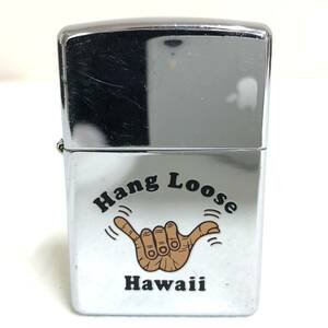 Zippo / Hang Loose Hawaii / ジッポー / ハング ルース ハワイ / 2002年製 / オイルライター / 火花確認済み / 現状品