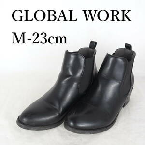 EB4629*GLOBAL WORK*グローバルワーク*レディースショートブーツ*M-23cm*黒