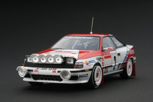新品未展示 1/43 hpi racing エイチピーアイ レーシング TOYOTA セリカ GT-Four 1991 WRC ラリー モンテカルロ 優勝車 #2 サインツ 8089
