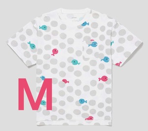 Ｍサイズ【新品】グラニフ　きんぎょがにげた　ドット　Tシャツ　五味太郎　からすのパン屋さんスイミーせなけいこ11ぴきのねこ　graniph