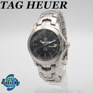 え04196/TAG HEUER タグホイヤー/リンク/自動巻/メンズ腕時計/200M/文字盤 ブラック/WJF 2110