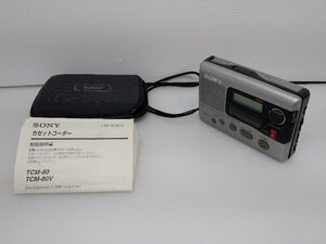 送料安 ジャンク SONY ソニー TCM-80 カセット レコーダー V・O・R 録音