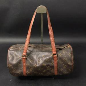 FG0929-24-3 ルイヴィトン LOUIS VUITTON モノグラム パピヨン30 ハンドバッグ シリアル有 現状品 ファスナー破損 28.5x14x14cm 80サイズ