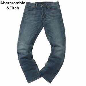 Abercrombie&Fitch アバクロンビー＆フィッチ USED加工★ ストレッチ スキニー デニム パンツ ジーンズ Sz.31　メンズ　A4B01657_3#R