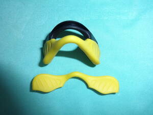 ★ Mフレーム2.0用 ノーズパッド２種セット Nose Pad for Oakley M Frame 2.0　YELLOW