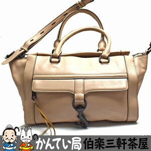 REBECCAMINKOFF【レベッカミンコフ】ハンドバッグ　ショルダーバッグ　ベージュ　レディース【中古】