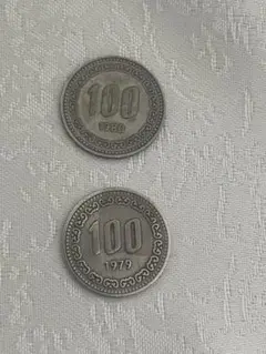 韓国 旧100ウォン 硬貨